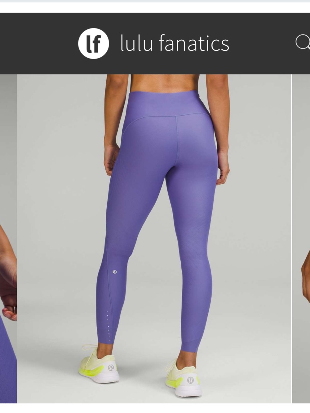 Lululemon SenseKnit High-Rise Running Tight 28" Sz 12 Charged Indigo Purple 1203